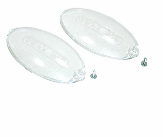 2 x Beko AEG Oval Oven Cooker Vent Extractor Hood Light Bulb Diffuser Cover