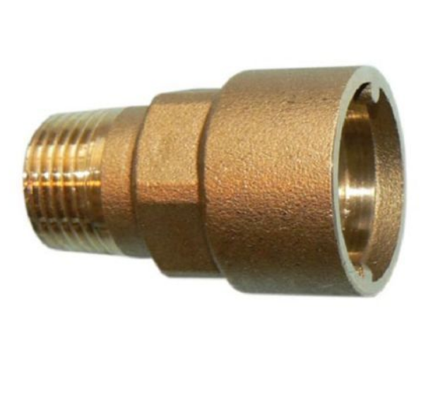 1/2" STRAIGHT BAYONET SOCKET NATURAL GAS / LPG - FOR COOKER HOSE/FLEX