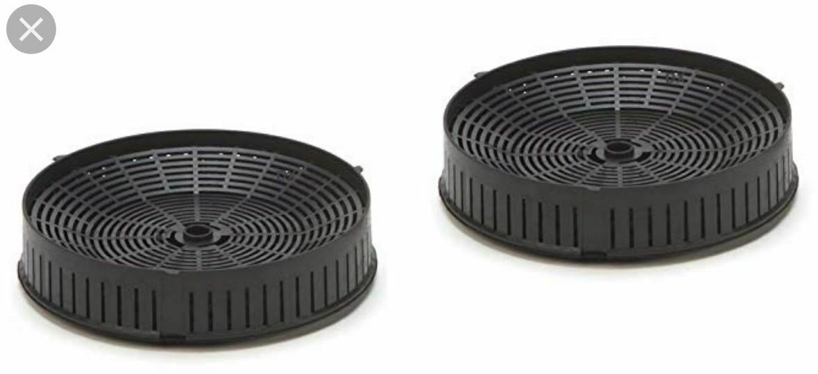 2 x Charcoal Carbon Activated Filter type 57 Elica CFC0038668 Fagor AS0015516