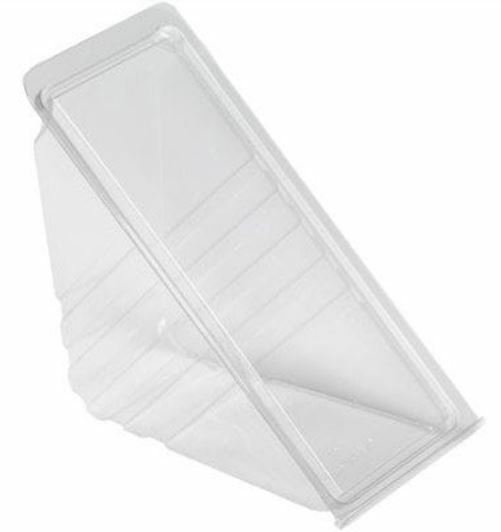 Sandwich Food Catering Takeaway Triangle Hinged Deep Fill Wedge Container x 100