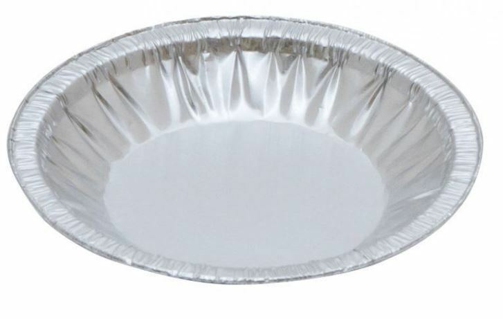 Food Safe ROUND CUSTARD PANS FOIL CONTAINERS x 100