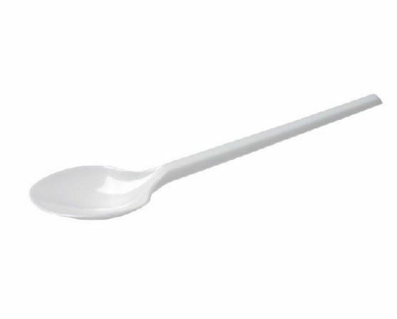 Good Quality CATERING PLASTIC DESSERT SPOONS pack of 200 white