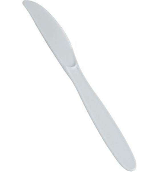 Good Quality CATERING PLASTIC Knives pack of 2000 white
