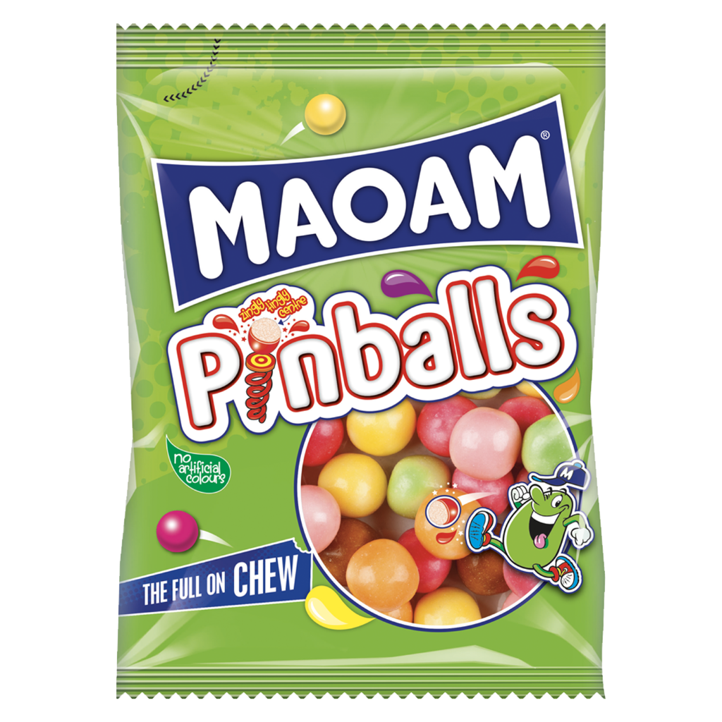 B2241 Haribo Maoam Bags Pinball 12 x 140g - Price Marked