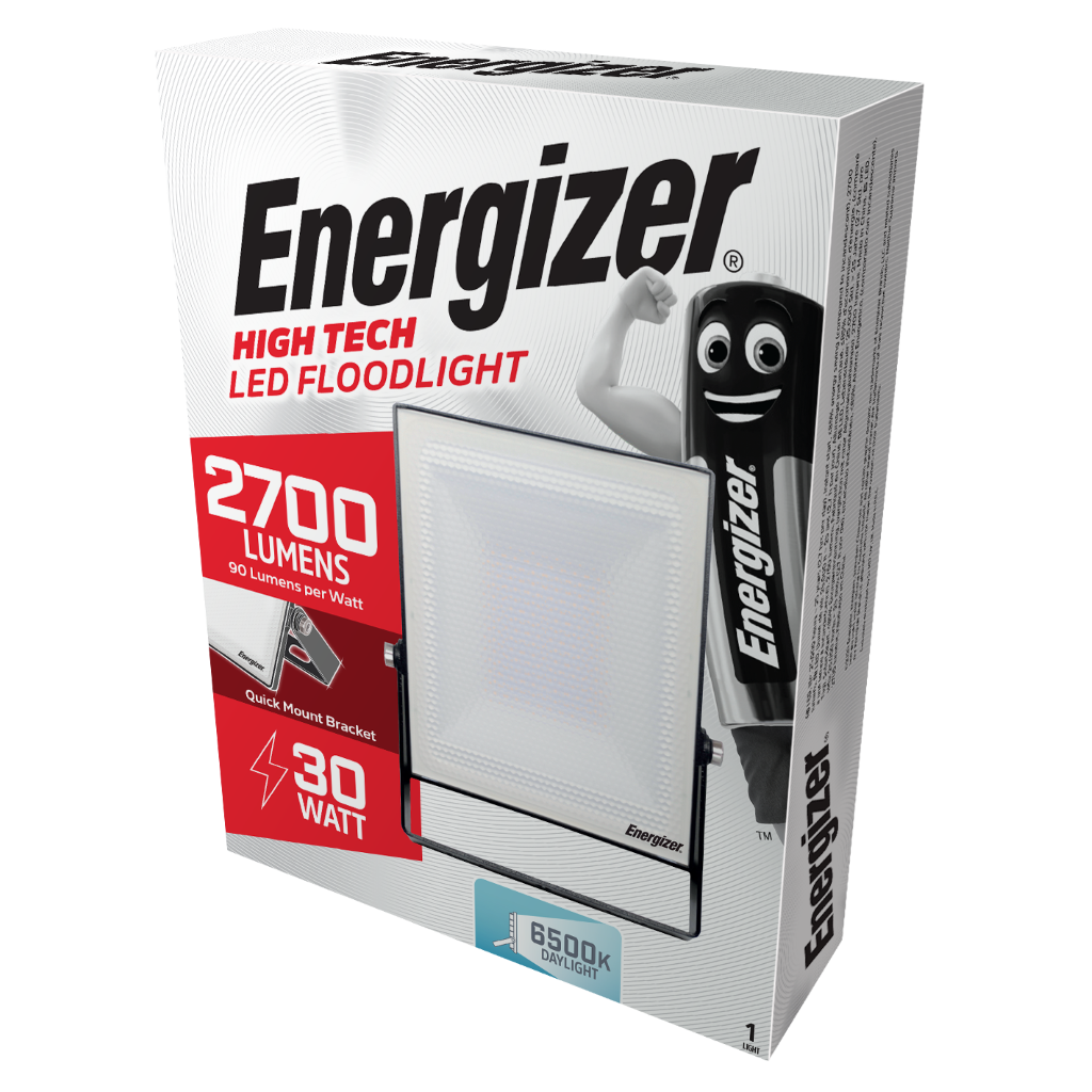 S10931 Energizer LED Floodlight - 30W - 2,700 Lumen - 6,000K (Daylight)