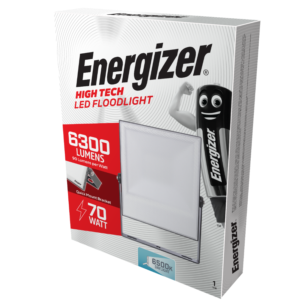 S13150 Energizer LED Floodlight - 70W - 6,300 Lumen - 6,500K (Daylight)