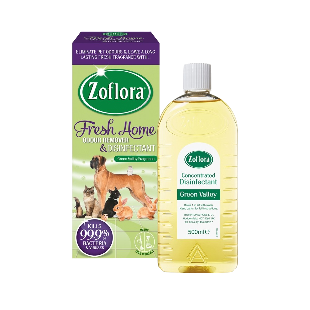 T0324 Zoflora Fresh Home Green Valley - 500ml (6 Pack)