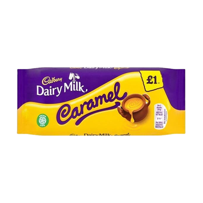 T0658 Cadburys Caramel Block - 120g - Price Marked (16 Pack)