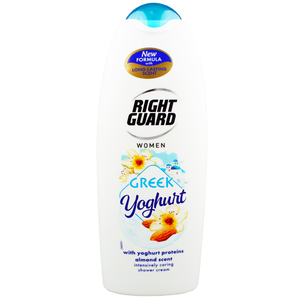 T0710 Rightguard Greek Yoghurt Shower Gel - 250ml (6 Pack)