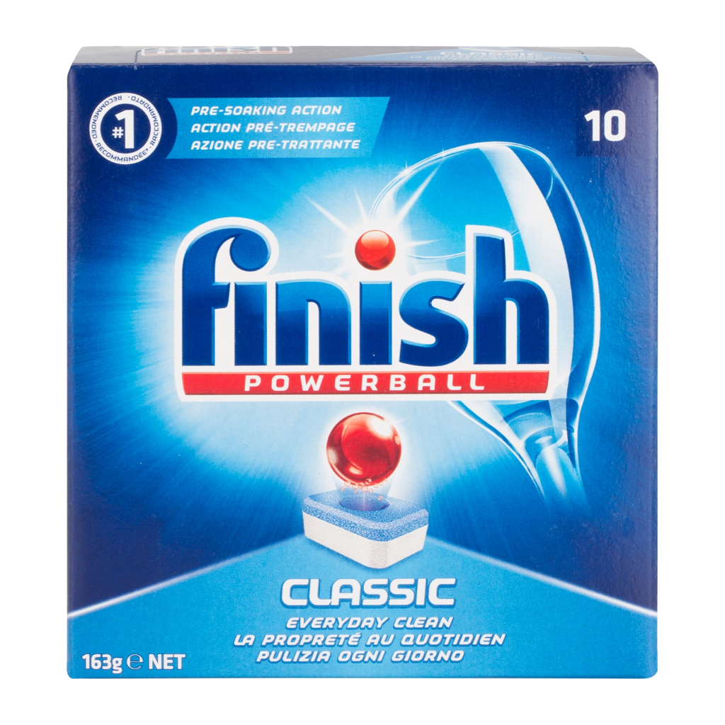T0828 Finish Classic Regular Dish Washer Tablets - Pack of 10 (16 Pack)