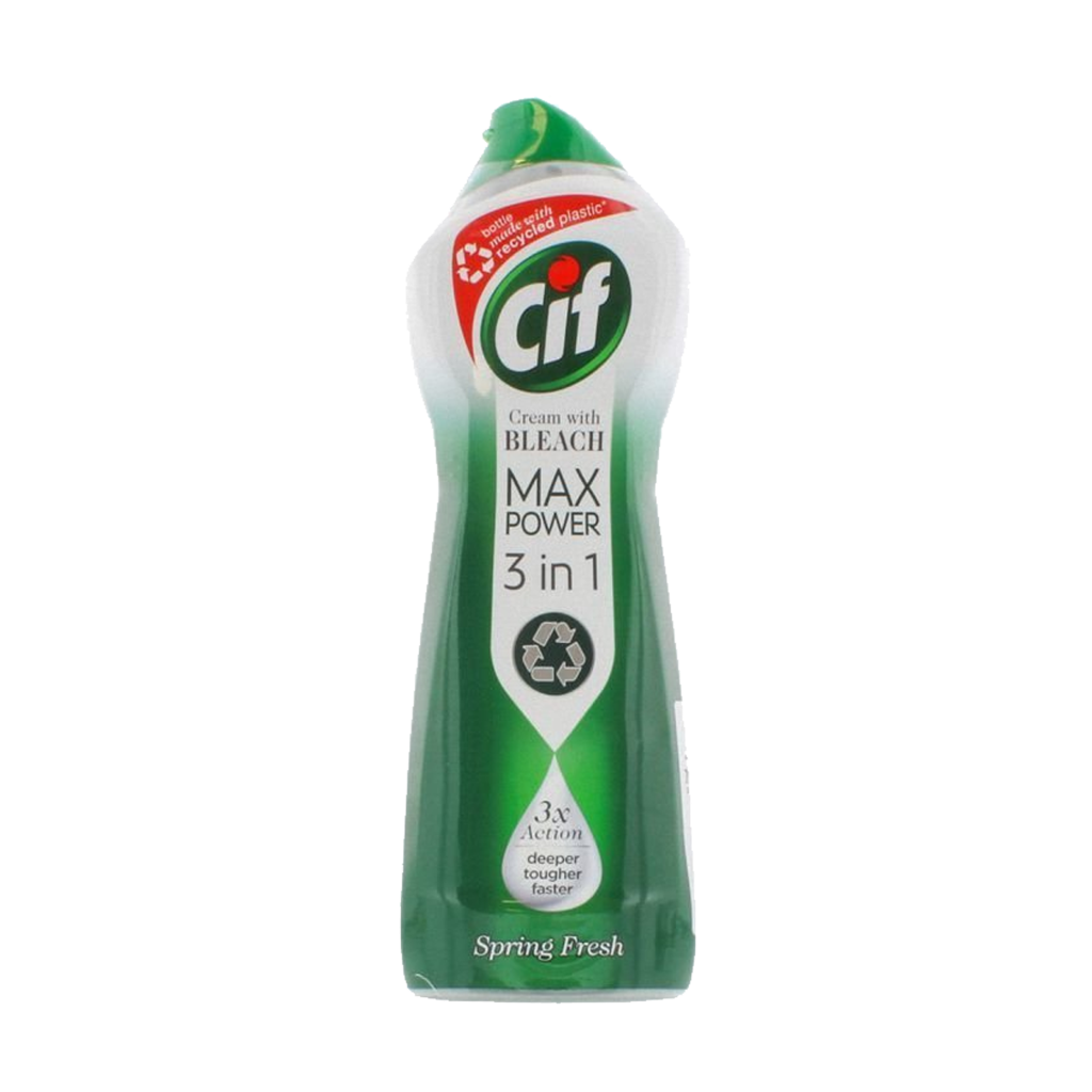 T0854 Cif Cream Cleaner With Bleach - 750ml (8 Pack)