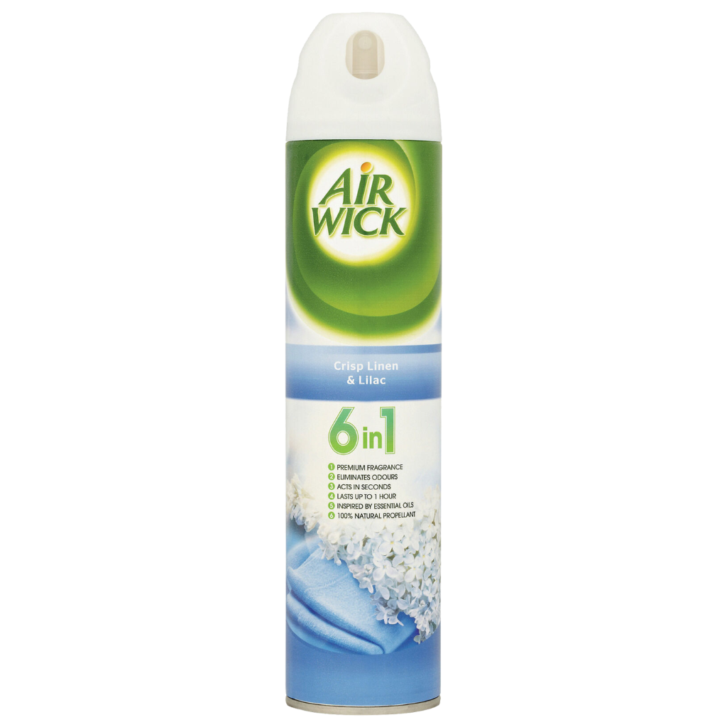 T0858 Airwick Aero Crisp Linen & Lilac - 240ml (6 Pack)