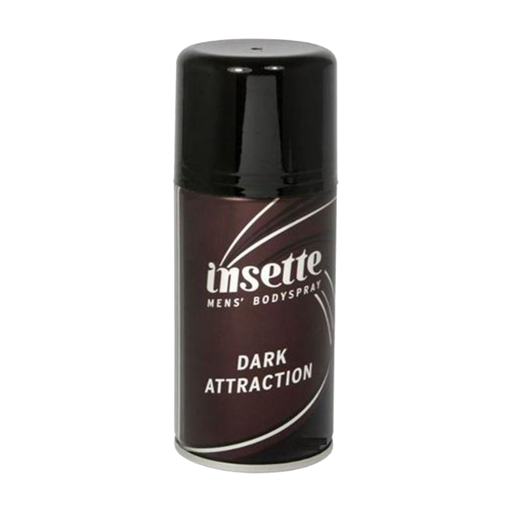 T0914 Insette Dark Attraction Mens Body Spray - 150ml (12 Pack)