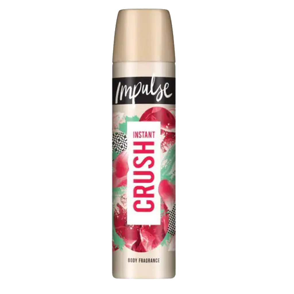 T0924 Impulse Instant Crush Body Spray - 75ml (6 Pack)