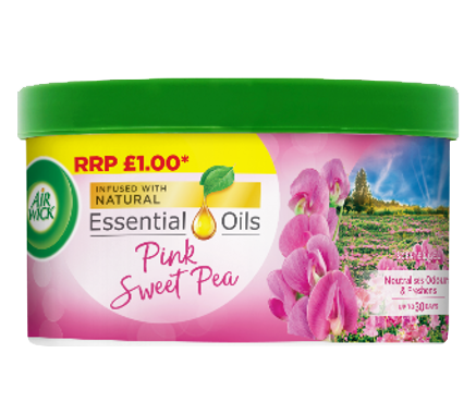 T1266 Airwick Gel Tin Air Fresh 70g Sweet Pea - Price Marked Î’Â£1 (12 Pack)